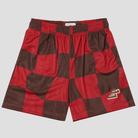 Unisex shorts with cooling fabric, color block, and athletic style.