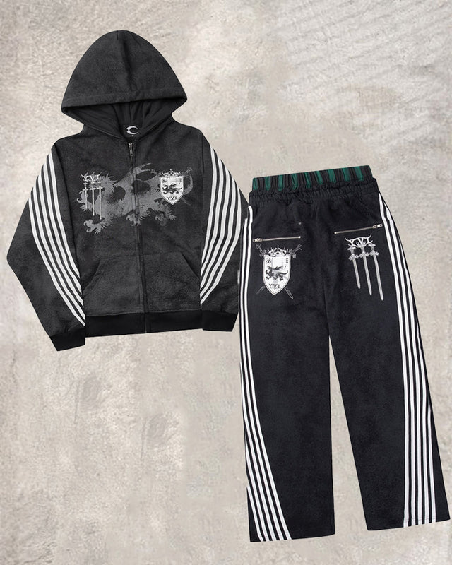 Black Valor Crew Waxed - Hoodzip