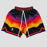 Breathable unisex shorts featuring streetwear elements