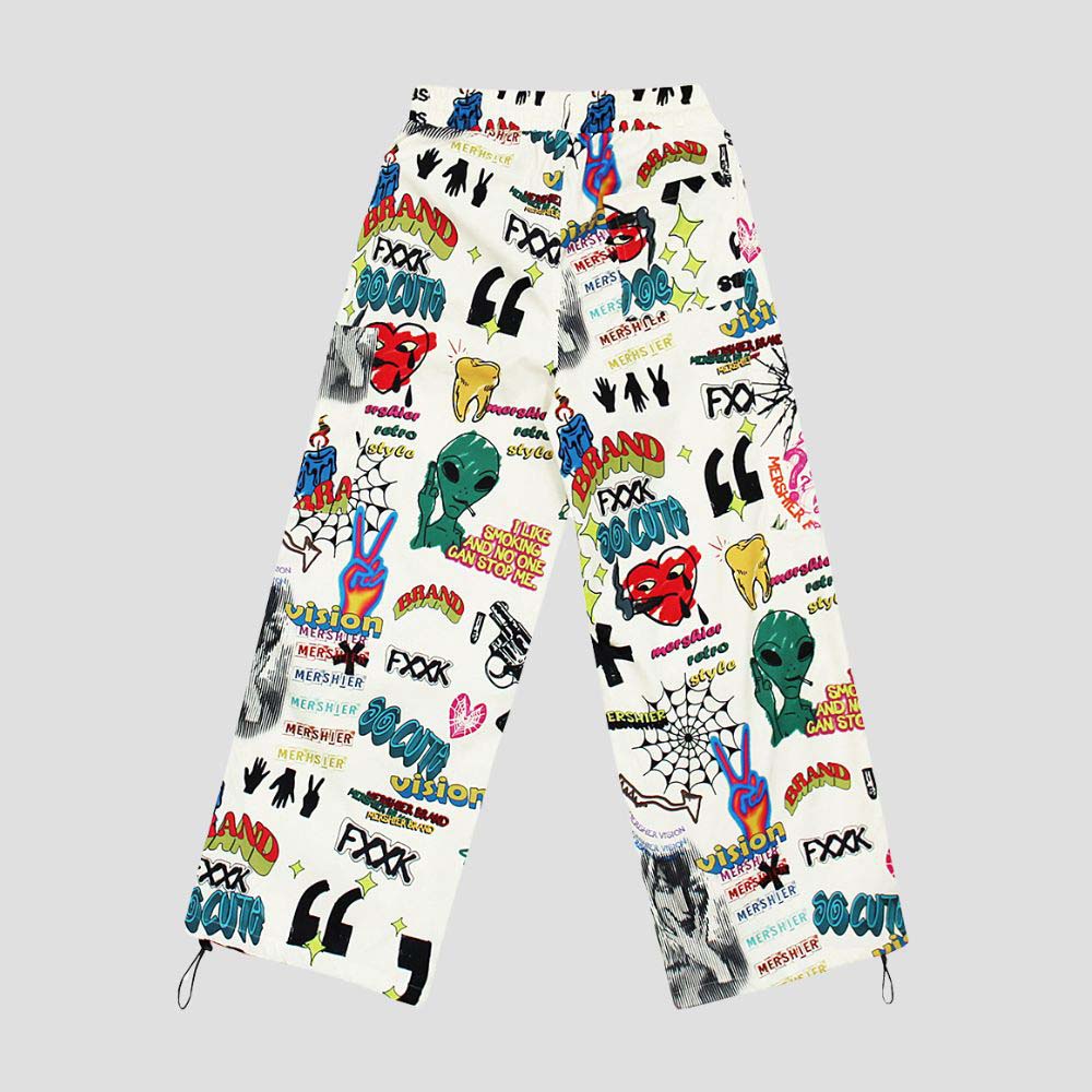 Street fashion pants with personalized camouflage design