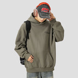 Casual Hooded Sweatshirt in gray, showcasing its versatile color option