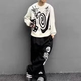 Casual Color-Block Loose Knit Sweater