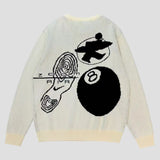 Casual Color-Block Loose Knit Sweater