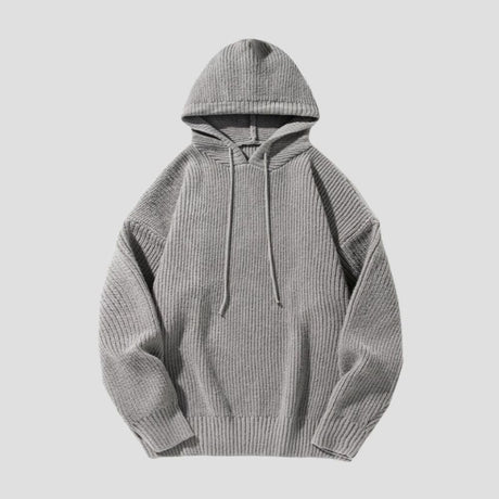 Casual Hoodie Knit Sweater