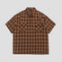 Checked Turn-down Collar Shirt