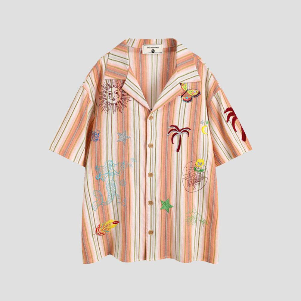 Loose Fit Unisex Shirt Featuring Coconut Tree Beach Vibes