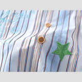 Durable Loose Fit Shirt with Coconut Tree Beach Theme