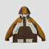 Color-Blocked Hooded Jacket Front View, showcasing its stylish design