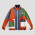 Color-Blocked Loose Jacket Front View, showcasing its stylish design