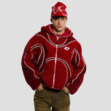 Colorblock Cardigan Jacket