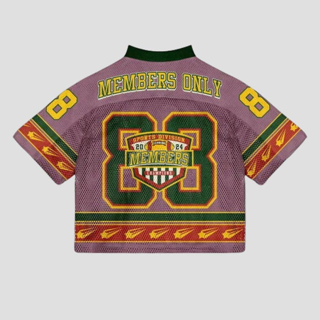 Mesh Colorblock Crop Top