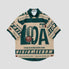 Hip-hop style shirt featuring a loose fit and button closure.