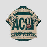 Comfortable 100% cotton shirt with street style and unisex fit.