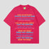 Colored Letter Graffiti Cotton Tee