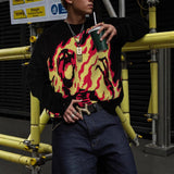 Dark Gothic Skull Sweater