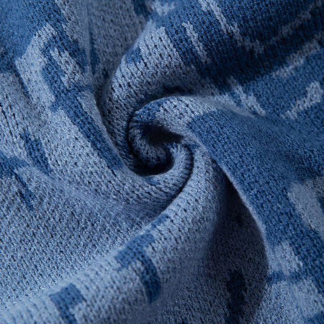 Dinosaur Jacquard Knit Sweater