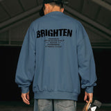 Display of available color options for the Distressed Letter Printed Sweatshirt