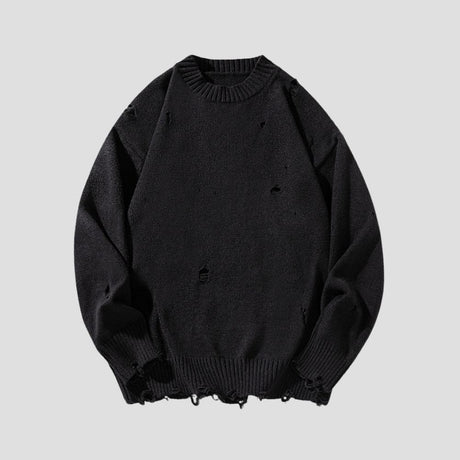 Relaxed fit sweater with eco-friendly material for comfort
