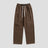 Front view of the Draped Cotton Casual Pants showcasing the relaxed fit