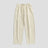 Front view of the Draped Cotton Casual Pants showcasing the relaxed fit