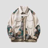 Embroidered Patchwork Jacket