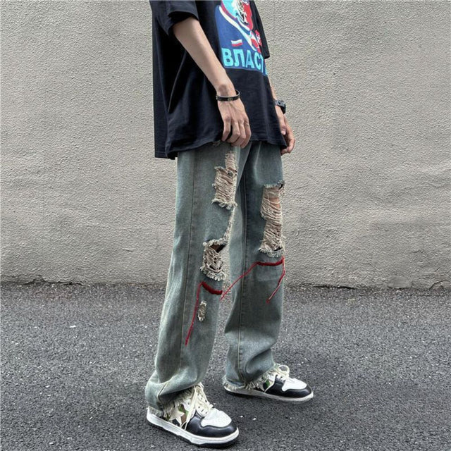 Embroidered Vintage Jeans