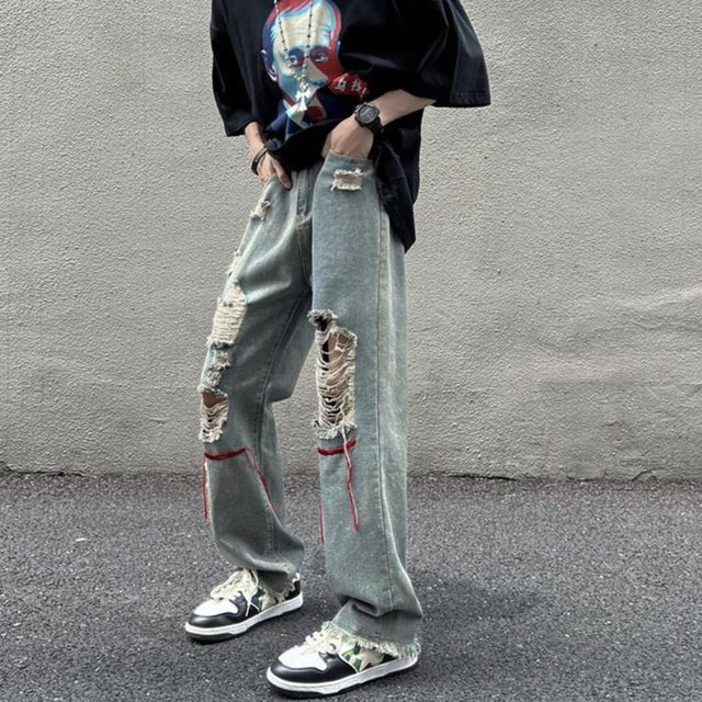 Embroidered Vintage Jeans