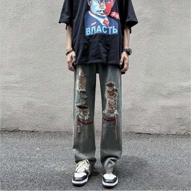 Embroidered Vintage Jeans