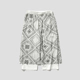 Faux two-piece design adds urban flair.