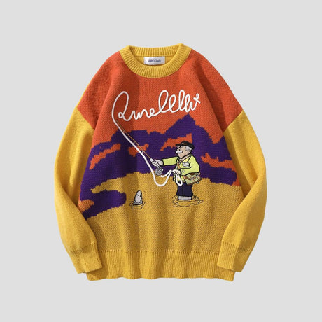  Front view of the Fun Cartoon Sweater