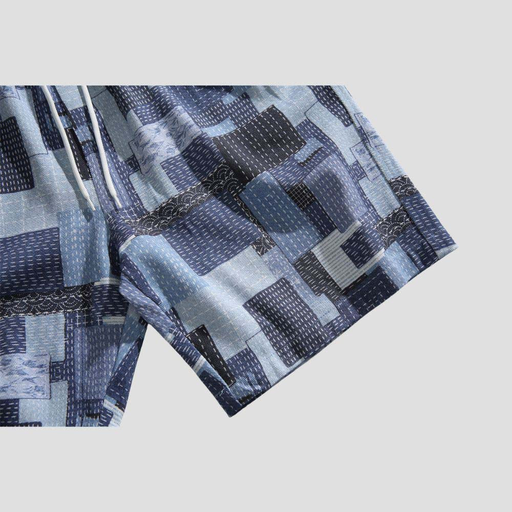Casual and stylish geometric pattern shorts.
