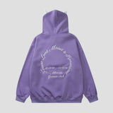 Gothic Horn Print Hoodie