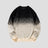 Sweater with gradient color and starry texture design.
