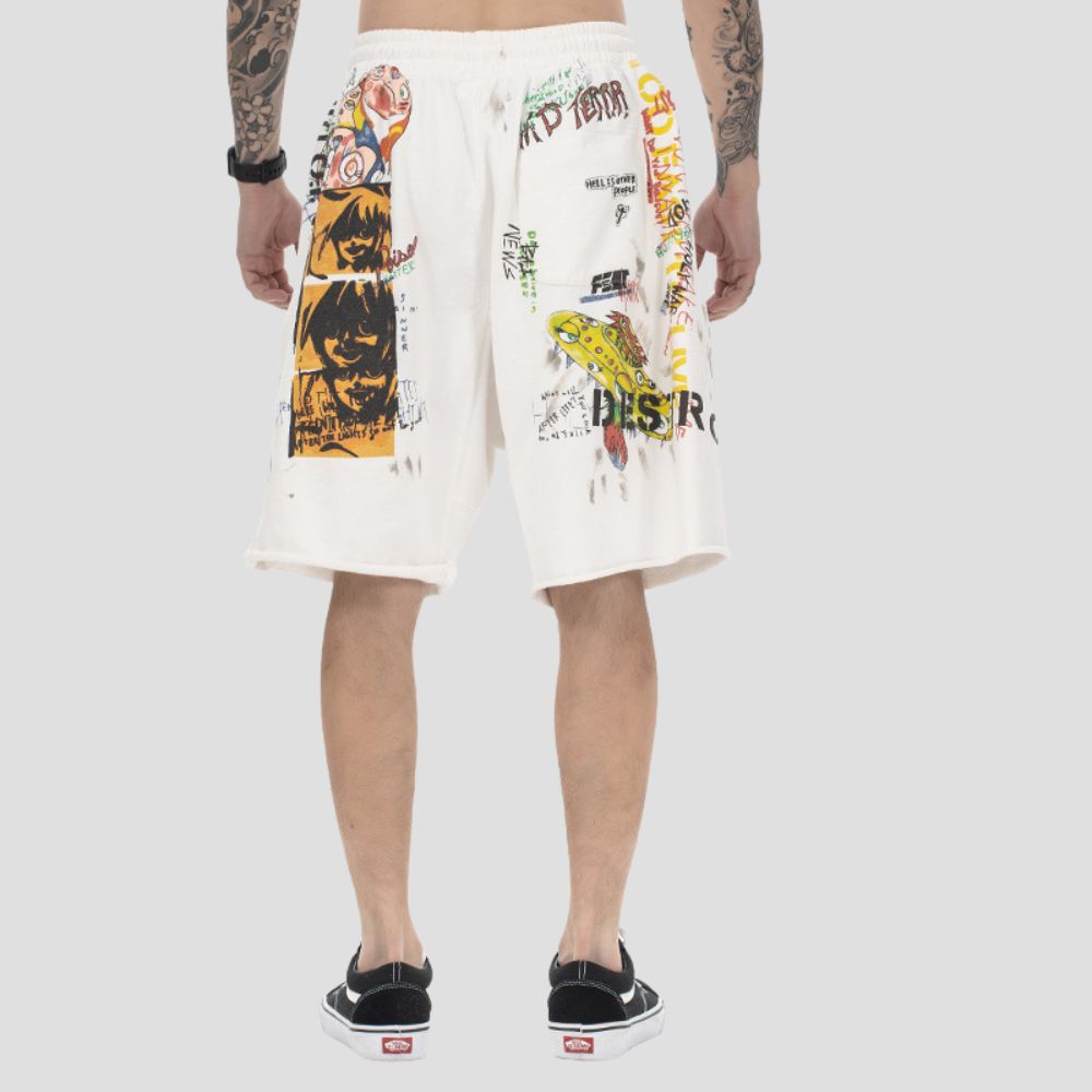 Graffiti Hand-drawn Shorts