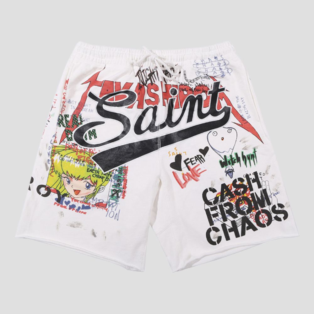 Graffiti Hand-drawn Shorts