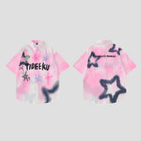 Graffiti Meteor Print Shirt