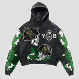 Graphic Print Hooded Sweatshirt