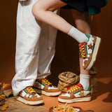 Hamburger Star Sneakers in action, showcasing flexibility and comfort