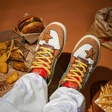 Hamburger Star Sneakers styled with a casual outfit for a complete look