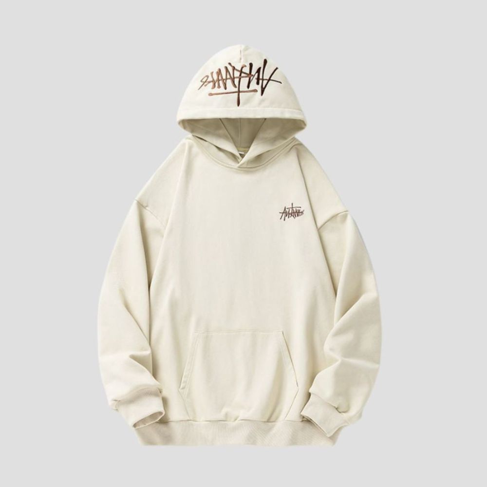 Hand-Drawn Letter Hoodie