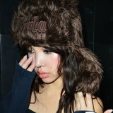 Harajuku Bear Plush Warm Hat