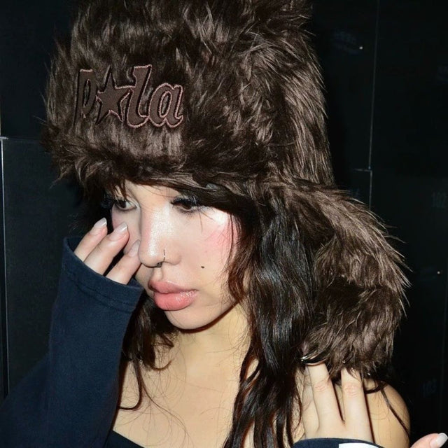 Harajuku Bear Plush Warm Hat