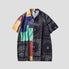 Loose fit unisex shirt with paisley print and breathable material.