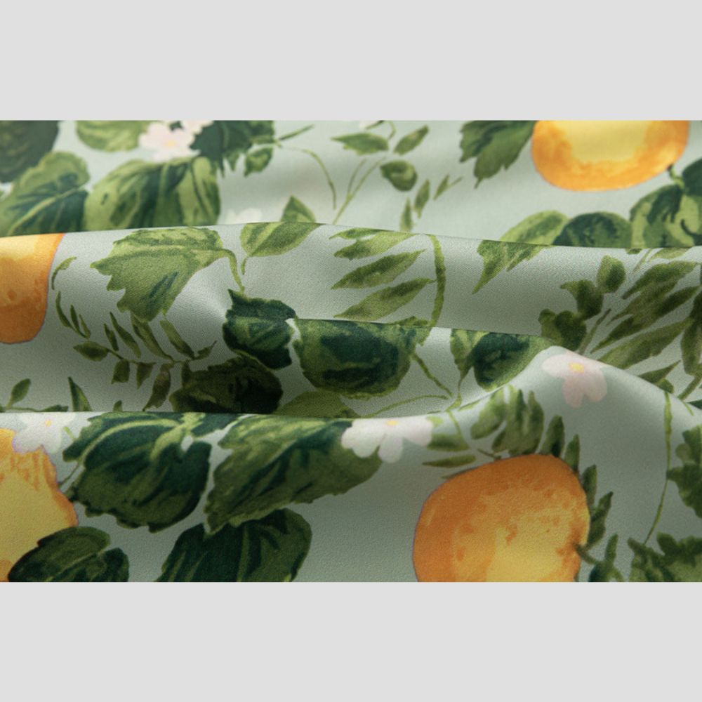 Lemon tree-printed Hawaiian shirt for a laid-back and stylish look