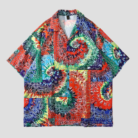 Hawaiian Vibes Cuban Collar Shirt