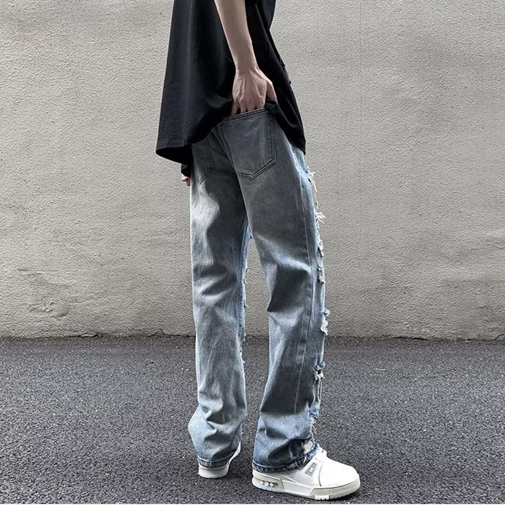 Modern ripped denim