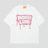 Locker sitzendes T-Shirt mit Hip-Hop-Buchstaben-Graffiti