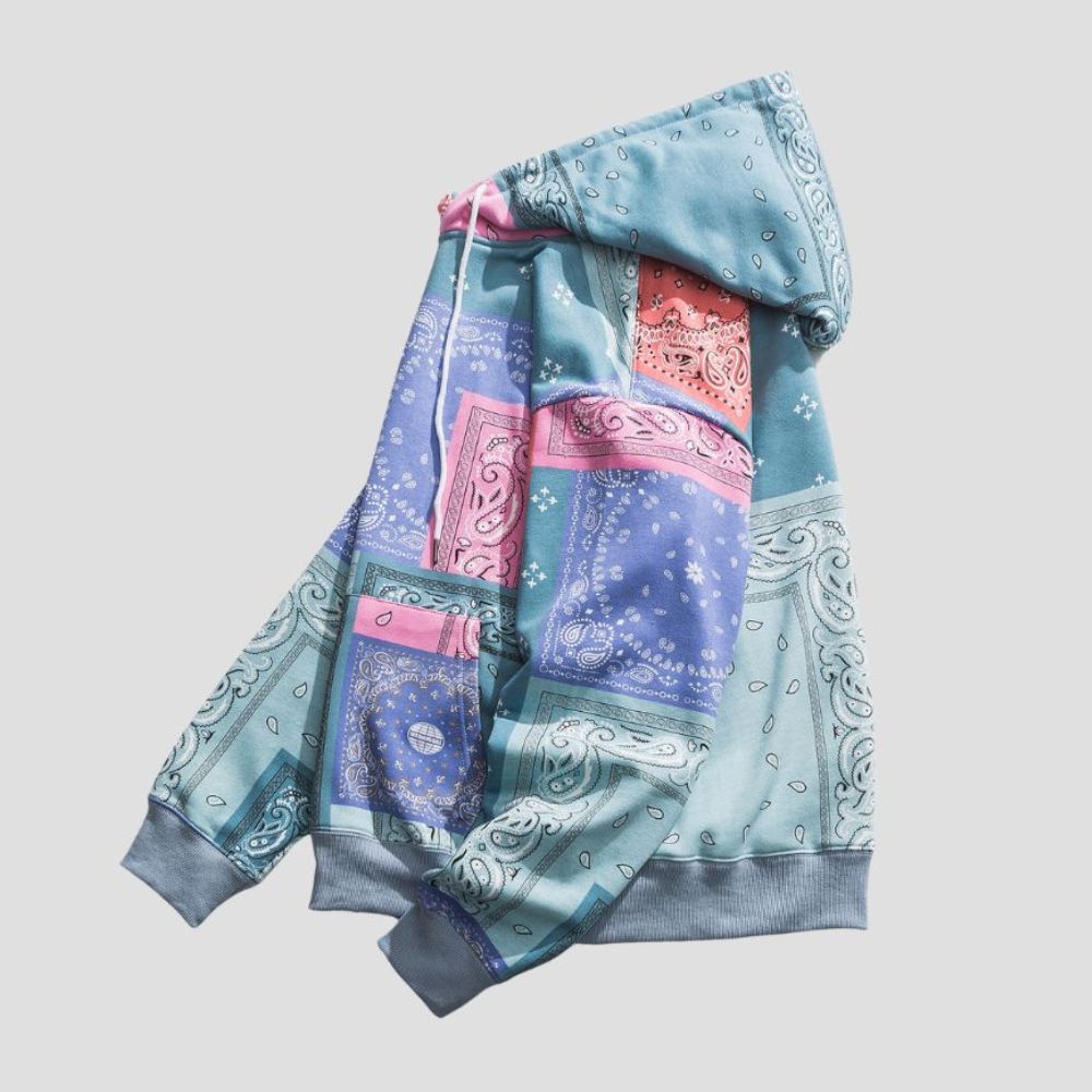 Hip-Hop Patch Hoodie