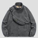 Insulated Sweatshirt with Shoulder Bag