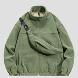 Insulated Sweatshirt with Shoulder Bag